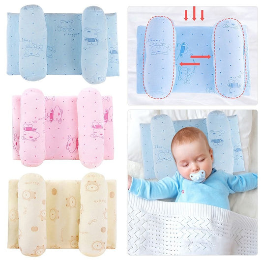 Newborn Baby Head Shaping Pillow | Soft & Breathable Cushion