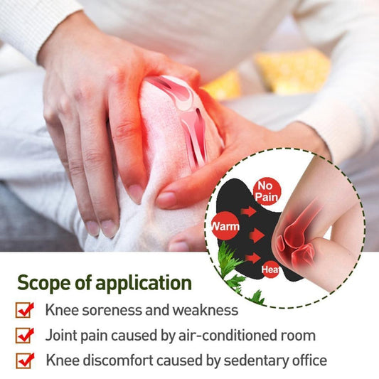 Herbal Knee Pain Relief Patch | Heat Therapy (Pack of 10)