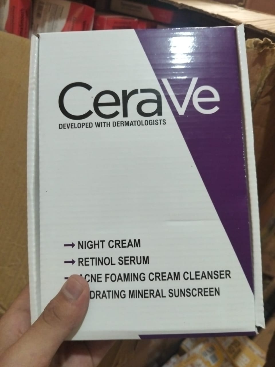 CeraVe 4 In 1 Skincare Kit | Cleanser, Retinol Serum & Sunscreen