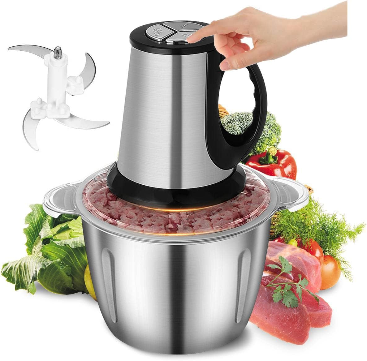 Falari 3L Electric Food Processor | Meat & Vegetable Chopper