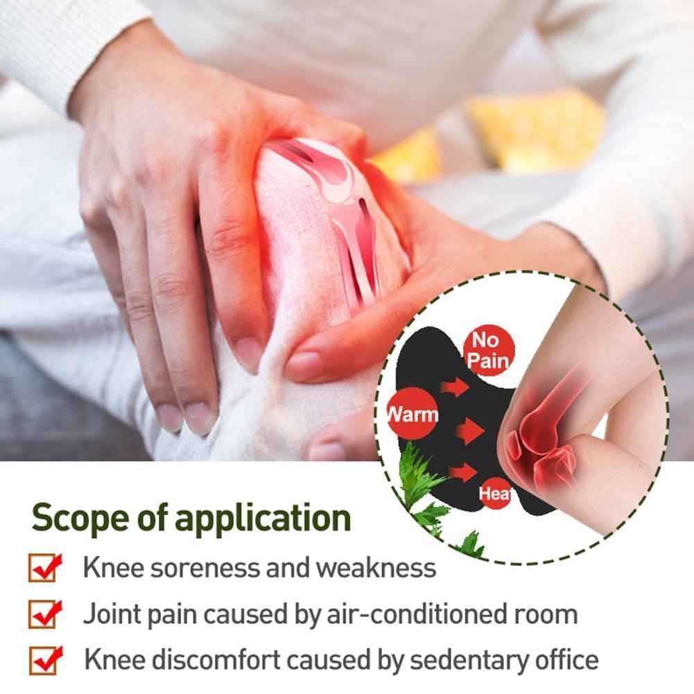 Herbal Knee Pain Relief Patch | Heat Therapy (Pack of 10)
